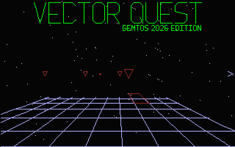 Vector Quest atari screenshot